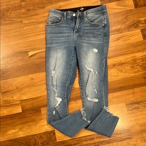 Lularoe Distressed Blue Jeans